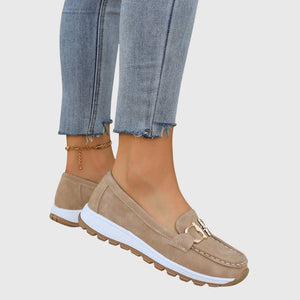 Ellie - Orthopédiques Mocassins à Boucle Plate