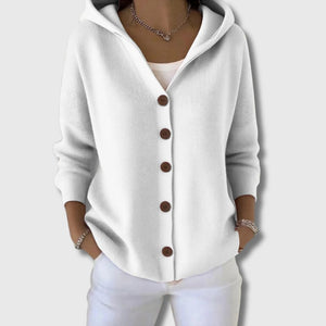 Fleur - Cadrigan en tricot à manches longues