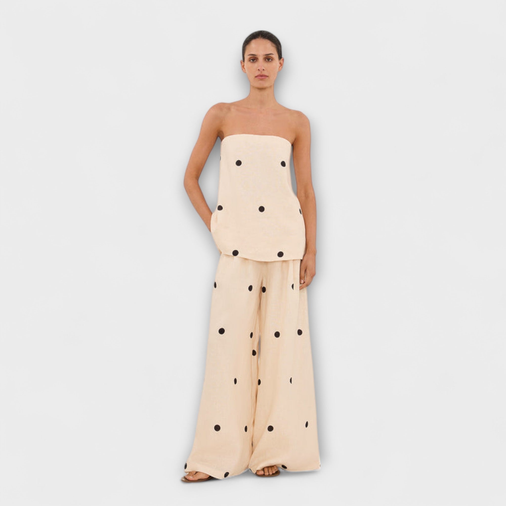 Georgia - Ensemble Pantalon à Pois