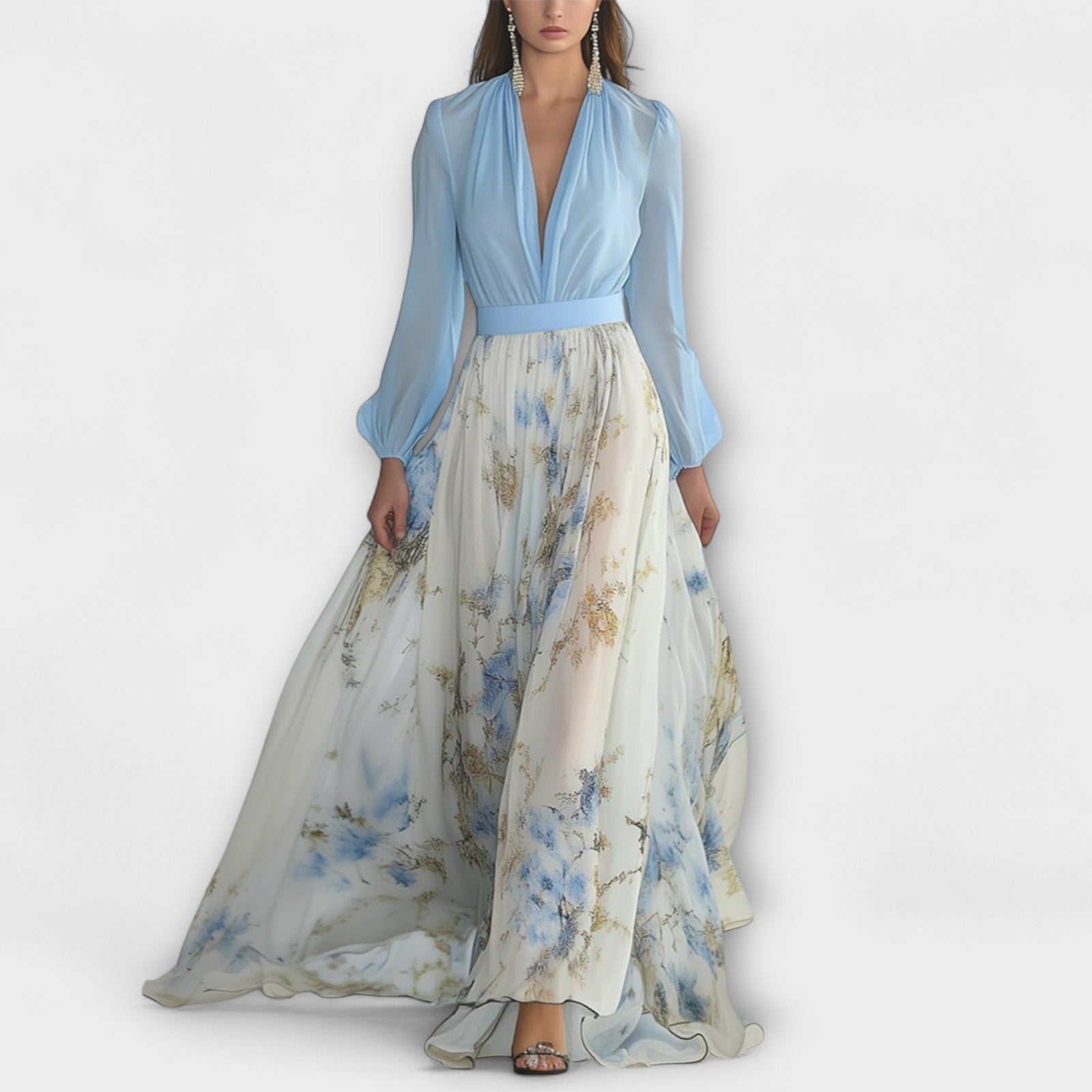 Harper - Robe Maxi Fleurie