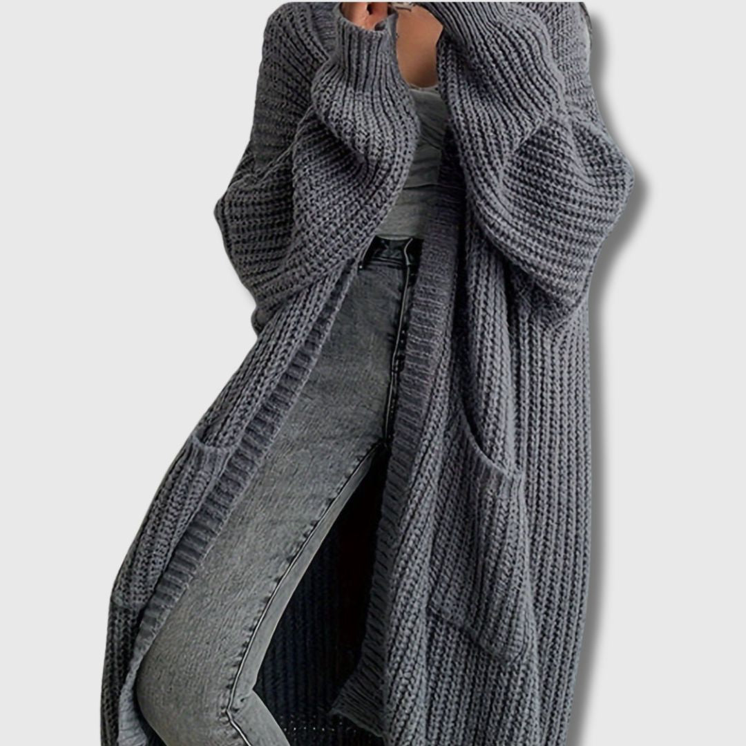 Leara - Femme Cardigan Classique avec Poches Édition Limitée