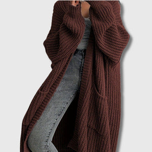 Leara - Femme Cardigan Classique avec Poches Édition Limitée