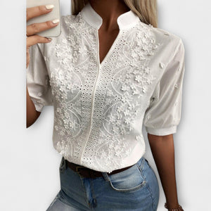 Élise - Blouse Mila avec broderie exquise