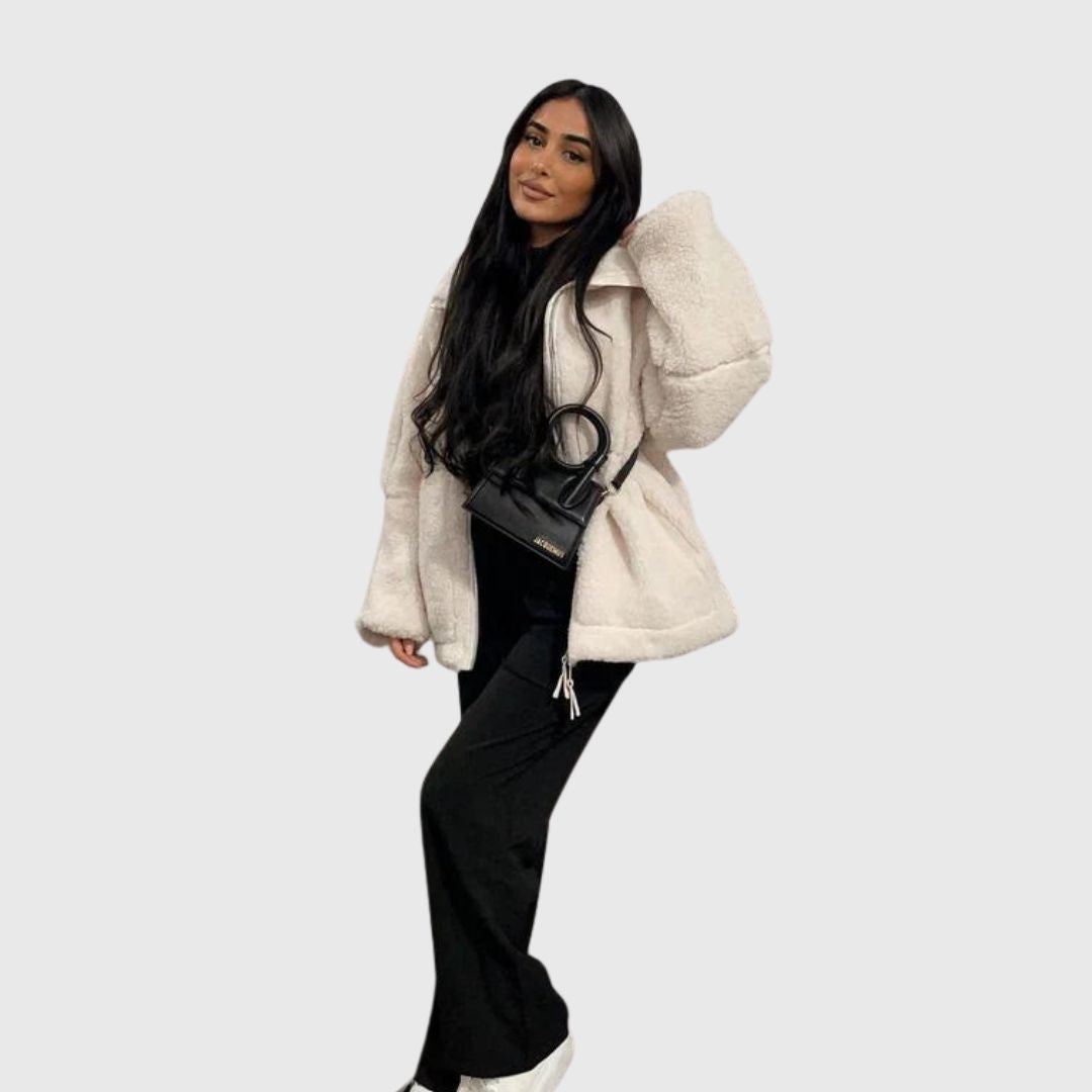 Kaja - Manteau en Teddy Doux