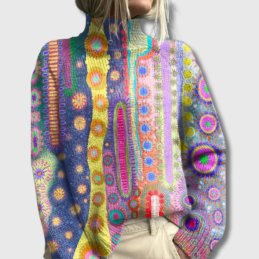 Nina - Pull Coloré Élégant