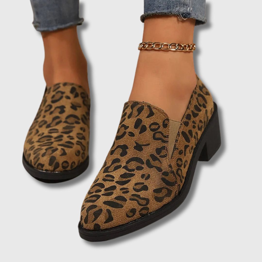 Angélique - Mocassin Léopard