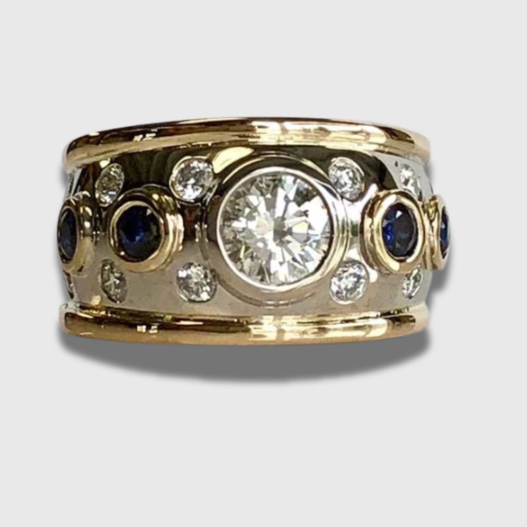 Bague Vintage en Or avec Zirconia