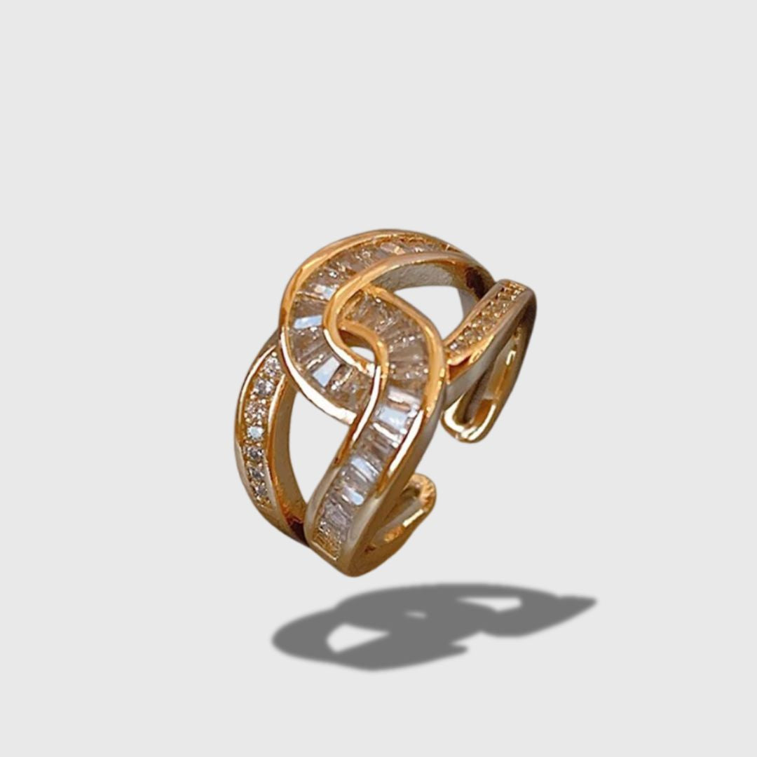 Unité - Bague Ajustable Élégante Enchevêtrée