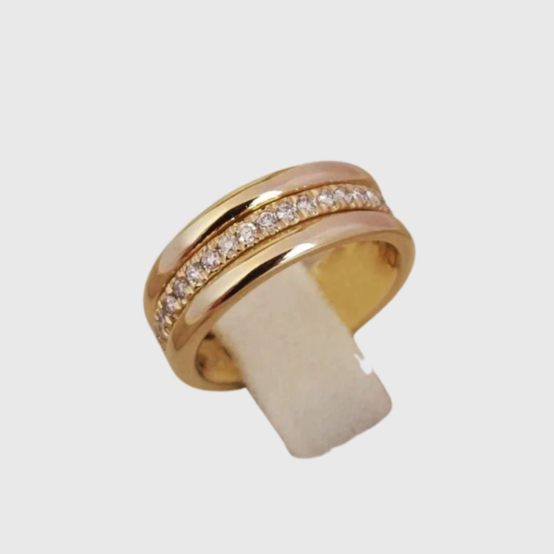 Sarah - Bague Vintage en Zirkonia Encadrée