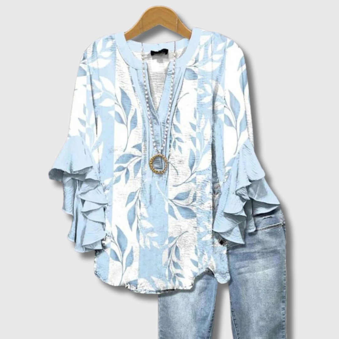 Alexa - Blouse à Manches Volantes