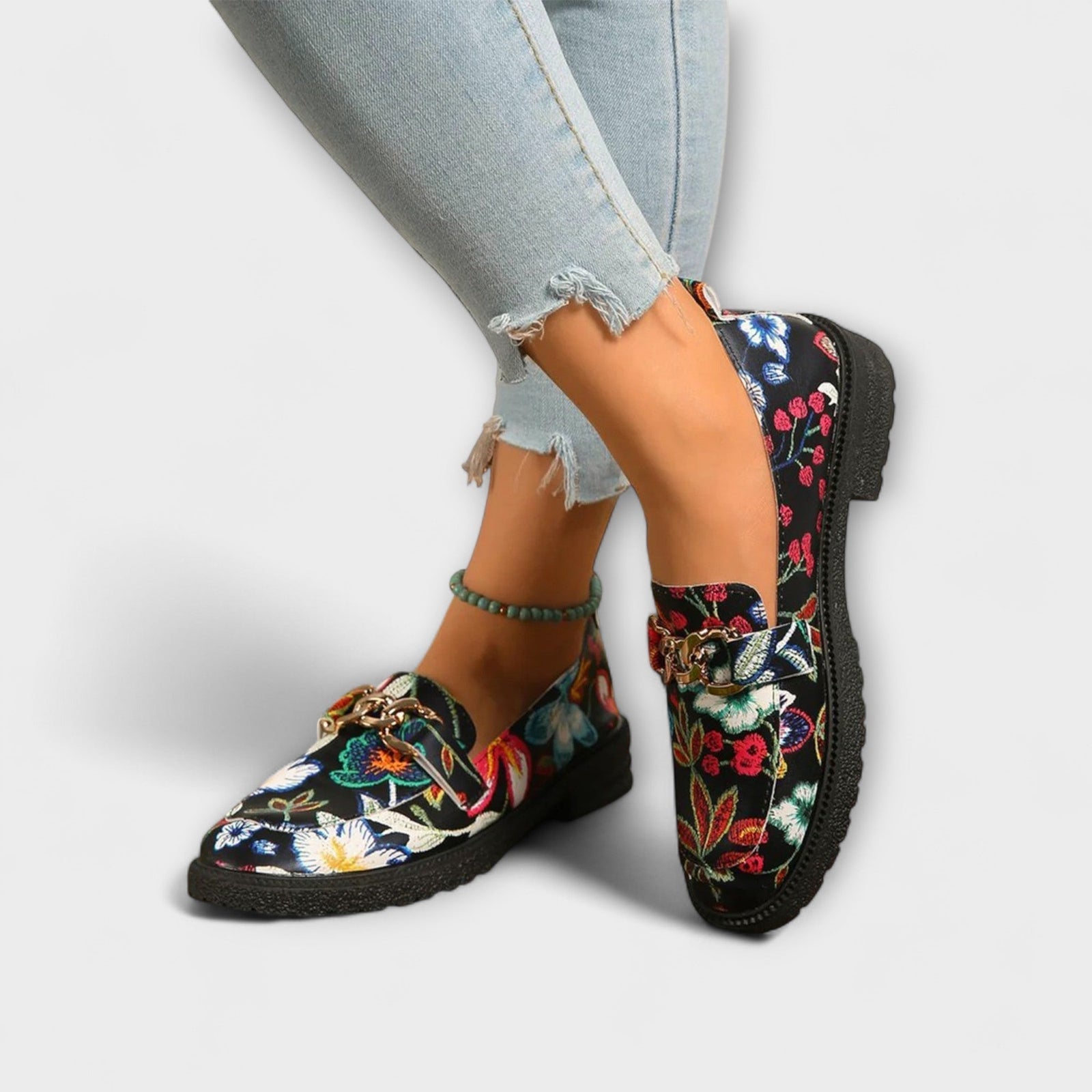 Orla - Mocassins Imprimé Floral
